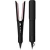 Supgaliy Piastra per Capelli Professionale a Ioni, Asciugacapelli e piastra 2 in 1, Riduce la Spezzatura dei Capelli, Maggiore Lucentezza, 90℃-160℃ per Tutti i Tipi di Capelli (Nero)
