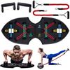 GLKEBY Push Up Rack Board, 12 in 1 Attrezzature per il fitness multifunzione pieghevole a casa, telaio di allenamento push-up portatile, utilizzato per gli uomini donne (12 in 1 push-up board)