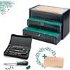 STAHLWILLE Strumento Calendario dell'Avvento 2024 | Cricchetto da 1/4, cacciavite a cricchetto, chiave a bussola, punte, set di chiavi a bussola Premium Made in Germany