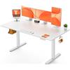 ErGear Scrivania Regolabile in Altezza per Ufficio e Computer 160 x 80 cm, Con Pannello Intelligente a 4 Memorie, Piano Assemblato per Studio in Casa