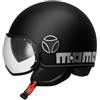 Momo Design CASCO JET FGTR EVO MOMO E2206 MATT BLACK SILVER| MOMO DESIGN