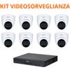 Dahua Kit videosorveglianza HDD 1Tb + 8 Telecamera Dome 5Mp - XVR5108HS-4KL-I3