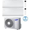 Samsung Climatizzatore Condizionatore Samsung CEBU S2 R32 Wifi Dual Split Inverter 7000 + 9000 BTU con U.E. AJ040TXJ2KG/EU NOVITÁ 2025 Classe A+++/A++