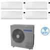 Samsung Climatizzatore Condizionatore Samsung CEBU S2 R32 Wifi Quadri Split Inverter 7000 + 7000 + 7000 + 7000 BTU con U.E. AJ080TXJ4KG/EU NOVITÁ 2025 Classe A++/A+