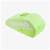 Head borsa da tennis Base M lime con 2 scompartimenti