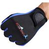 KIMISS 1Pair Set Diving Neoprene, Surf Swim Guanti da Sub in Neoprene per Pesca Subacquea, Scuba Snorkeling Bambini Guanti per Sport Acquatici Nero Giallo S (Nero Blu)