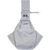 RZMZBY Trasportino per Cani e Gatti,Reversibile Borsa Trasportino Zaino,Borsa da Trasporto per Cani Piccoli,per Animali Domestici Grigio Grigio