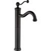 JACUZZI RUBINETTERIA Rubinetto per lavabo getto laminare cristallino Lingaa nero spazzolato opaco JACUZZI RUBINETTERIA