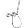 JACUZZI RUBINETTERIA Rubinetto per vasca getto laminare cristallino Lama per muro grigio cromato JACUZZI RUBINETTERIA