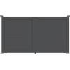 Alba Cancello automatico battente ALBA Maia in alluminio, apertura centrale, L 300 x H 160 cm, di colore grigio antracite