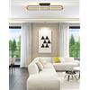 NOVECENTO Plafoniera LED Avenue nero IP20 bianco naturale NOVECENTO