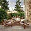 NATERIAL Salotto da giardino Oasis NATERIAL marrone per 4 persone