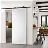 Leroy Merlin Porta scorrevole Pearl in mdf bianco, L 92.5 x H 211.5 cm, con binario Retro Reversibile