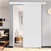 Leroy Merlin Porta scorrevole Pearl in mdf bianco, L 92.5 x H 215 cm, con binario Atelier bianco Reversibile