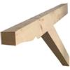 Leroy Merlin Supporto ONDA in legno L 90 x P 10 cm struttura naturale