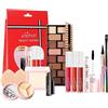 Joyeee Kit per Trucco Completo, 12 pz Cosmetico Valigetta per Beginners con Ombretti Rossetto Lucidalabbra Correttore ecc, Sorpresa Regalo Tavolozza di Trucchi per donne l'uso quotidiano e viaggio#3