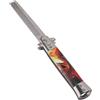 Fyearfly Switchblade - Pettine tascabile, in acciaio inox, pieghevole, pieghevole, per la casa, il salone, i viaggi