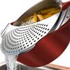 Menz Colino per pasta - Supporto per versare pentole e padelle fino a Ø 26 cm, stabile scolapasta in acciaio inox antiruggine, scolapasta piattita, ideale per pasta e patate