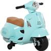 Easycomfort Moto Elettrica per Bambini con Licenza Ufficiale Vespa Batteria 6V, Fari e Clacson, per Bimbi da 18-36 mesi, Verde, 66.5x38x52cm
