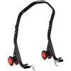Easycomfort DURHAND Cavalletto Alzamoto Posteriore Universale e Regolabile Cavalletto Spostamoto per Moto Sportive Fino 200kg Nero