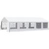 Easycomfort Gazebo da Giardino 10x6m con Pareti Rimovibili e Finestre, Acciaio e Poliestere