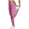 adidas Donna Running Essentials Brand Love 7/8 Leggings, Silver Dawn/Semi Lucid Fuchsia, S