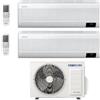 Baxi Climatizzatore Condizionatore Samsung Dual Split Inverter serie Windfree Avant 7000+12000 btu con AJ050TXJ2KG Wi-Fi 7+12 A+++/A++