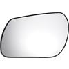 A ABSOPRO Vetro Specchio Retrovisore Sinistro Per Mazda 3 03-08 1Pc | Materiale Vetro Reale, Colore Bianco, Diagonale 18.7cm, 2 Pin, Regolazione Elettrica, Riscaldato