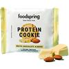 Foodspring Protein Cookie Cioccolato Bianco e Mandorla 50 g | Snack Proteico e Delizioso