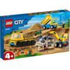Lego City Great Vehicles 60391 Camion da cantiere e gru con palla da demolizione