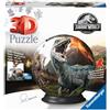 Ravensburger - Puzzle 3d Ball Jurassic World | Puzzle 3d Bambini A Partire Dagli 6 Anni | Modellismo Da Costruire Bambini Di 73 Pezzi | Regalo Bambino 6 Anni E Più