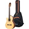 Ortega Guitars Ortega RCE138SN-L - Chitarra 4/4 da Concerto con Cutaway, per Mancini, con Custodia e Fascia