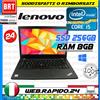 Lenovo PC NOTEBOOK PORTATILE LENOVO L470 14" INTEL CORE I5-6300U RAM 8GB SSD 256GB