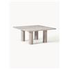 Westwing Collection Tavolino da salotto quadrato in marmo Mabel