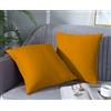 Farfallarossa Waterproof - Copricuscino Fodera per Cuscino Antimacchia Giallo / 55x55CM