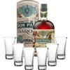 Don Papa Baroko Single Island Ricetta Originale 70cl in astuccio e 6 bicchierini in vetro