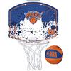 Wilson Minicanestro da Basket NBA TEAM MINI HOOP, Plastica, Bianco/Blu (New York Knicks)