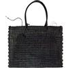 TWINSET Borsa shopper effetto paglia a rete