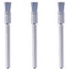 Dremel 443 Set di accessori per spazzole in acciaio al carbonio, 3 spazzole (3,2 mm) per pulire e rimuovere la ruggine dai materiali metallici