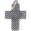 MyFamily Medaglietta Cane Bronx Croce Xl Pedana In Argento Antico