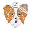 MyFamily Medaglietta Cane Friends Papillon