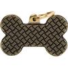 MyFamily Medaglietta Cane Bronx Osso Xl Pedana In Ottone Inglese