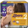 Libero - Pannolino Newborn Taglia 2 - 3-6 Kg - 34 Pz
