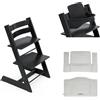 Stokke Promo Tripp Trapp Black con Babyset e cuscino
