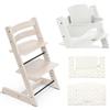 Stokke Promo Tripp Trapp Whitewash con Babyset e cuscino