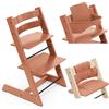 Stokke Promo Tripp Trapp Terracotta con Babyset e cuscino