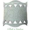 Ceramica Sarda Applique artigianale sarda fascia bianca grande fatta a mano in ceramica 1XE27 939/20