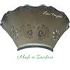 Ceramica Sarda Applique artigianale sarda scampalanata con pavoncella celeste 1XE27 831/20