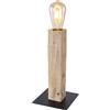 Globo lighting Lampada da tavolo Adalie in legno naturale 1XE27 15455T1/40