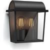 Philips Applique Harvest nero opaco da esterno 2XE27 17235/30/PN/40